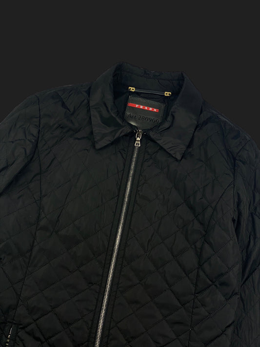 PRADA MILANO S/S 2007 QUILTED NYLON JACKET. (42 / M)