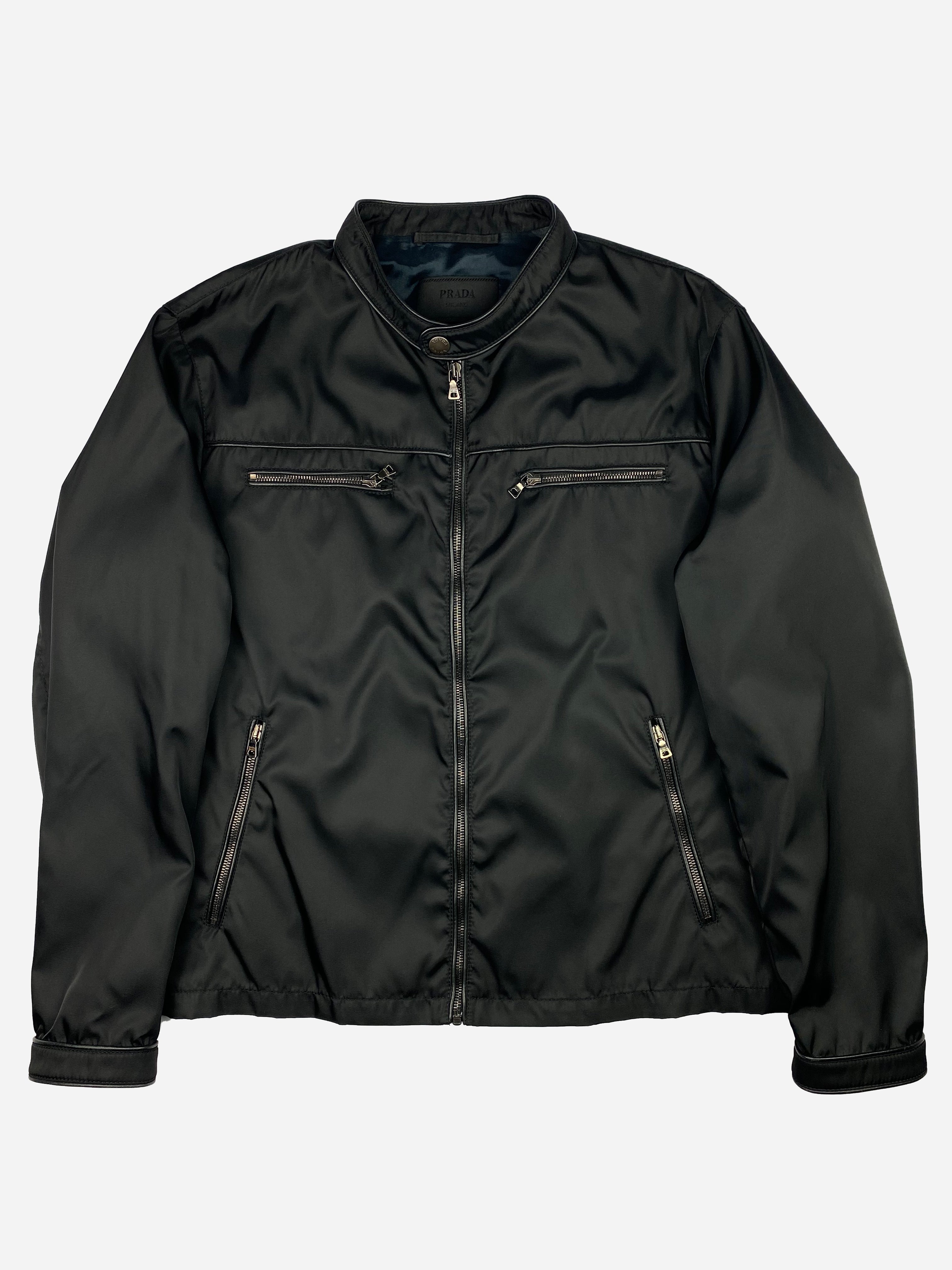 PRADA MILANO F/W 2009 NYLON RACING JACKET. (54 / L) – SEVENUES.