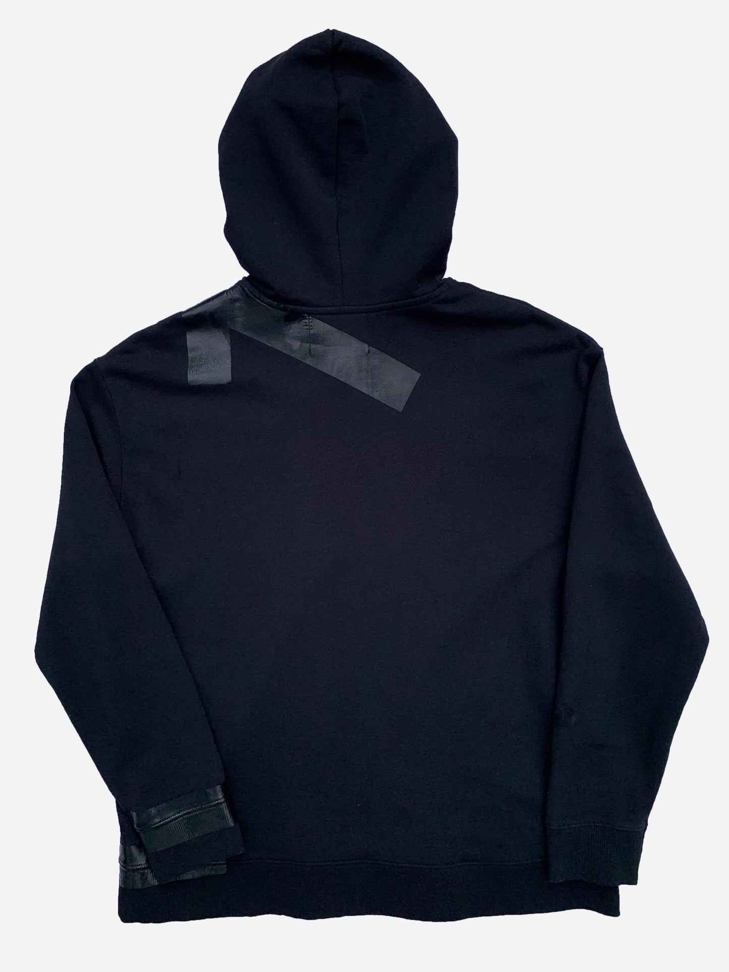 RAF SIMONS X FRED PERRY OVERSIZED TAPE HOODED SWEATSHIRT. (38 / M) - SEVENUES.