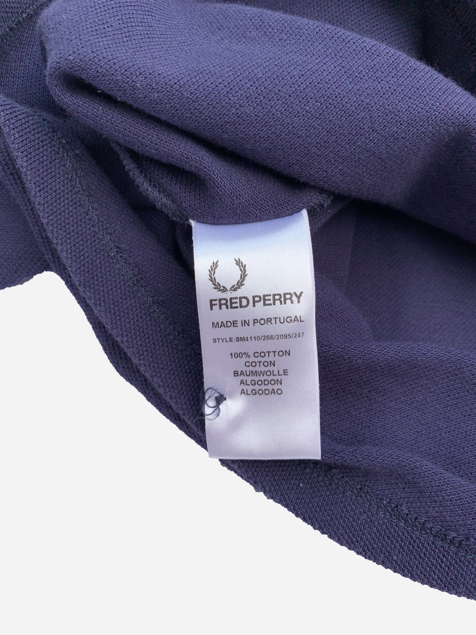 RAF SIMONS X FRED PERRY PIQUÉ POLO SHIRT. (XL) - SEVENUES.