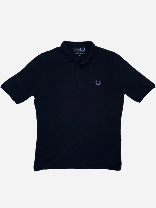 RAF SIMONS X FRED PERRY PIQUÉ POLOSHIRT. (L) - SEVENUES.