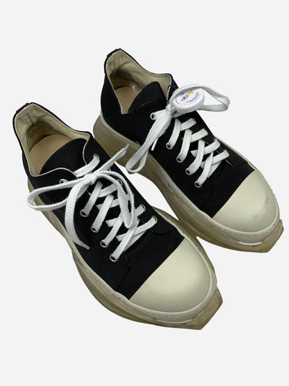 RICK OWENS DRKSHDW ABSTRACT RAMONES LOW WITH CLEAR SOLE. (40) - SEVENUES.