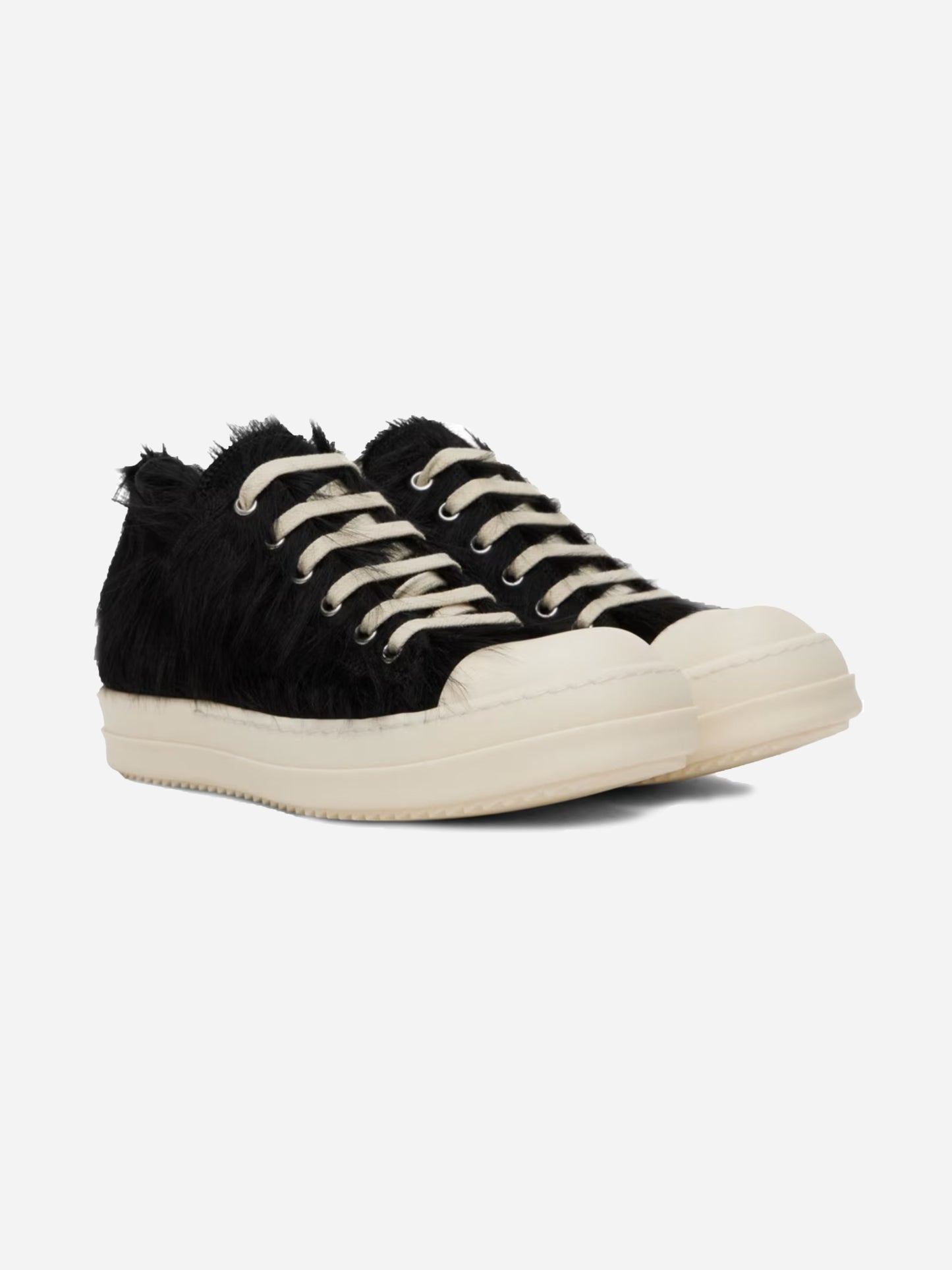 RICK OWENS CALF HAIR RAMONES LOW. (43)