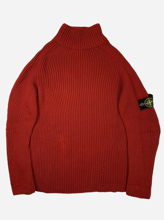 STONE ISLAND A/W 2002 WOOL TURTLENECK KNIT. (XXL) - SEVENUES.