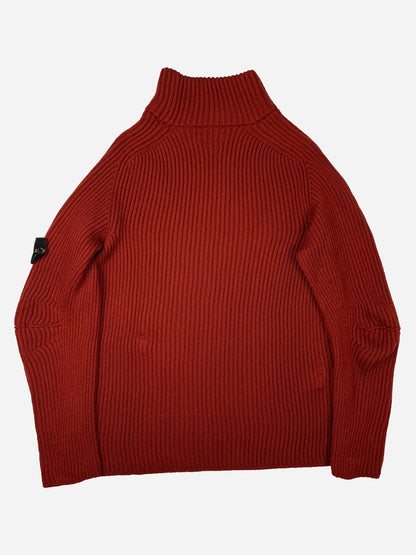 STONE ISLAND A/W 2002 WOOL TURTLENECK KNIT. (XXL) - SEVENUES.