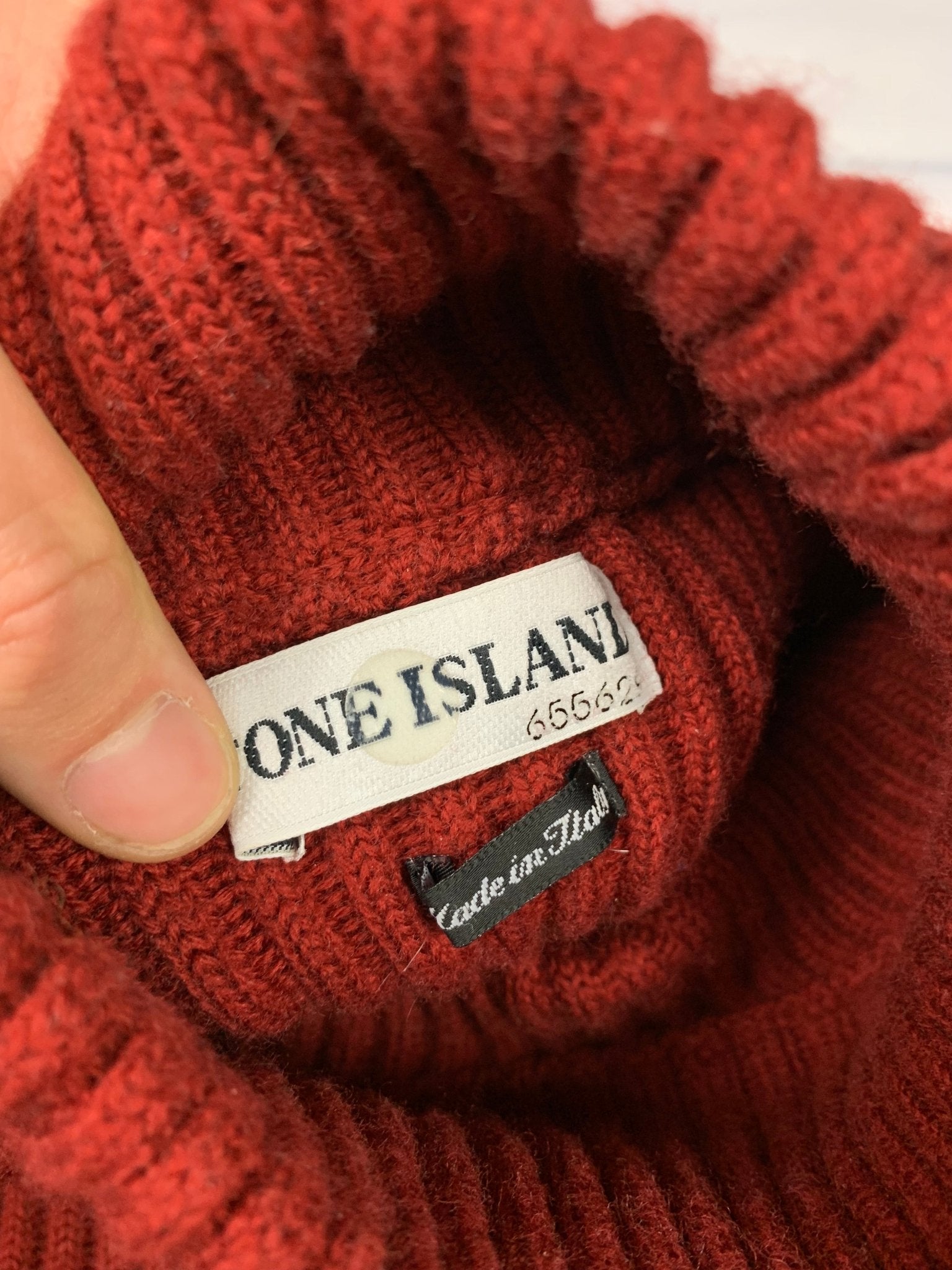 STONE ISLAND A/W 2002 WOOL TURTLENECK KNIT. (XXL) - SEVENUES.