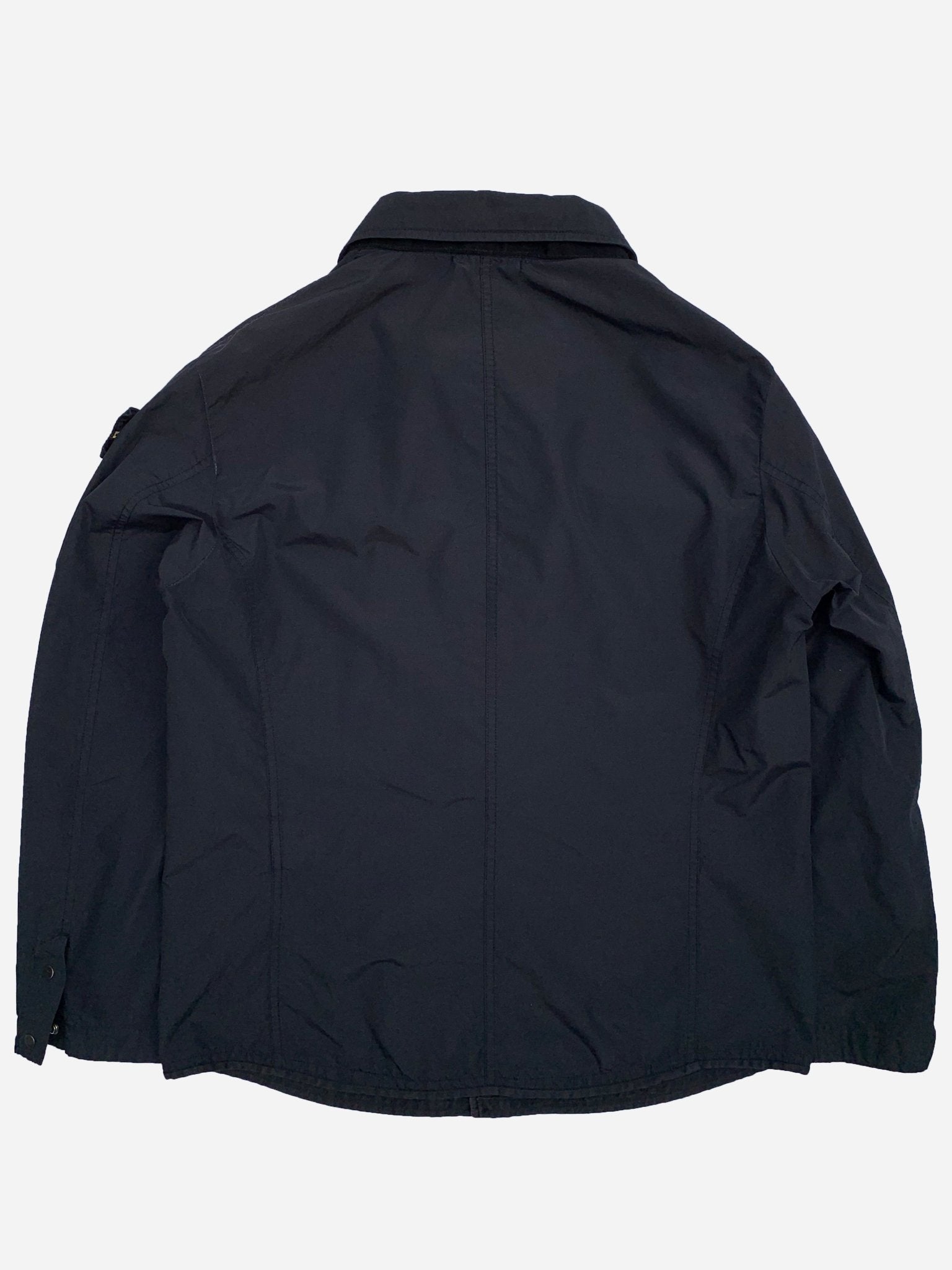 STONE ISLAND S/S 2008 COTTON METAL OVERSHIRT JACKET. (L) - SEVENUES.