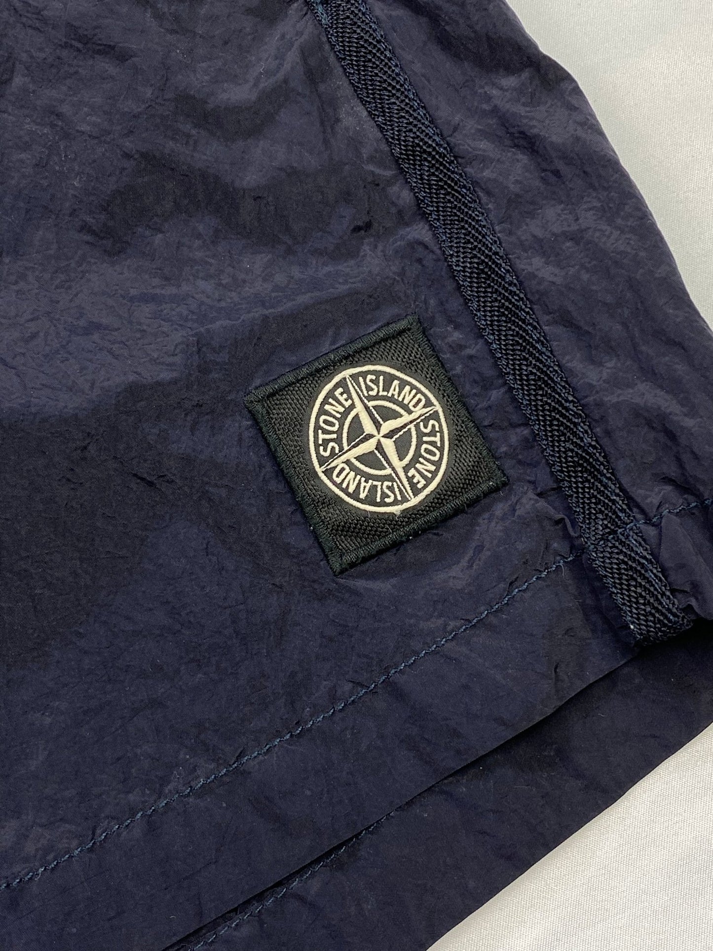 STONE ISLAND S/S 2012 NYLON METAL SWIM SHORTS. (M) - SEVENUES.