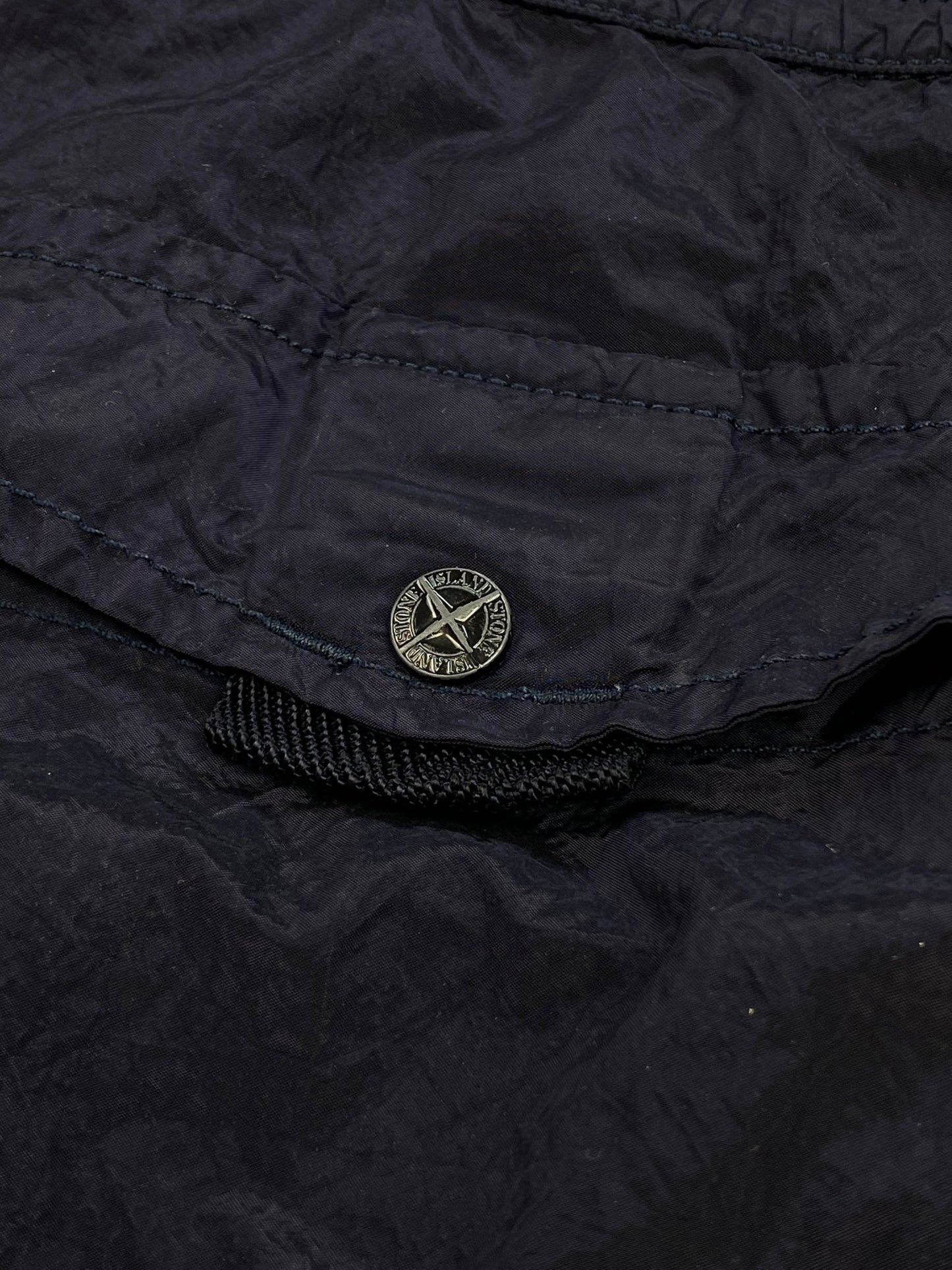 STONE ISLAND S/S 2012 NYLON METAL SWIM SHORTS. (M) - SEVENUES.