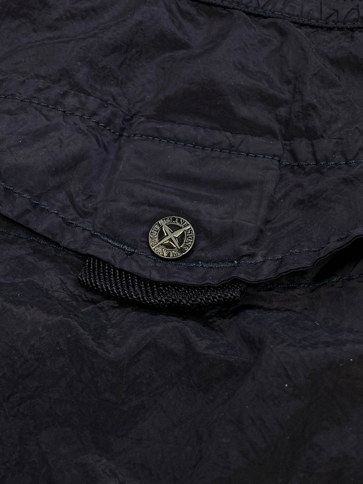 STONE ISLAND S/S 2012 NYLON METAL SWIM SHORTS. (M) - SEVENUES.