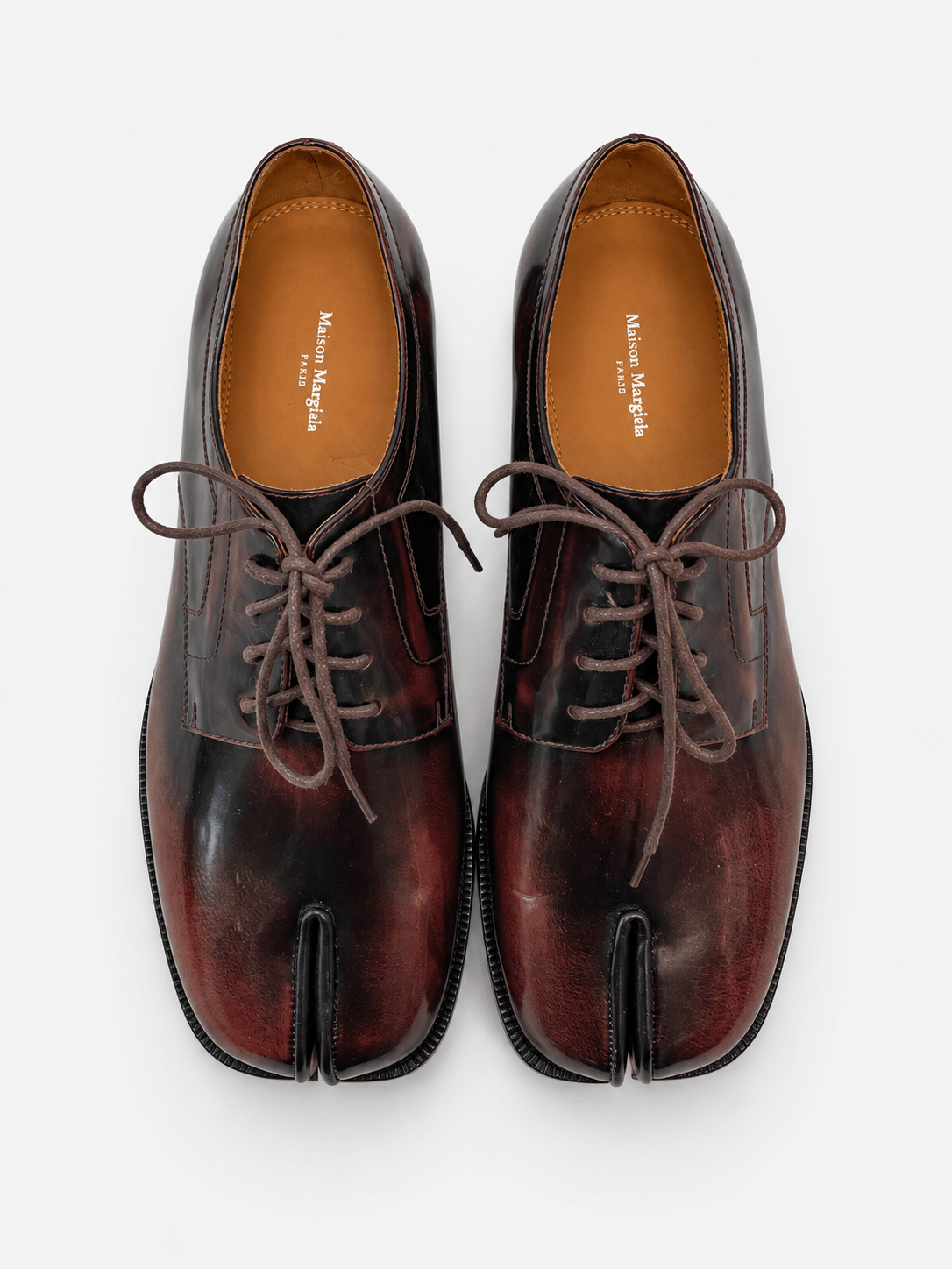 TABI LEATHER DERBY SHOES. (43) - SEVENUES.