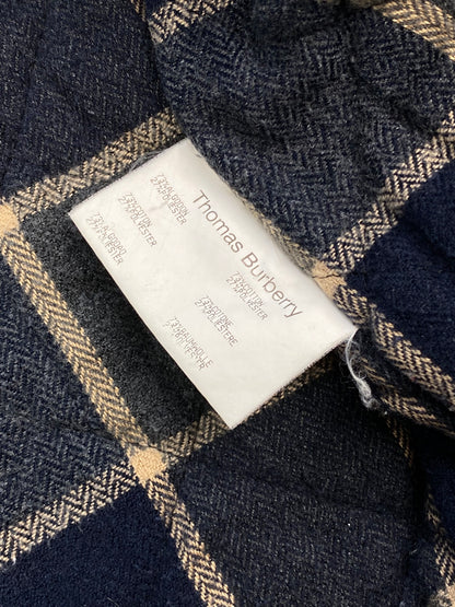 THOMAS BURBERRY CORDUROY HARRINGTON JACKET. (M)