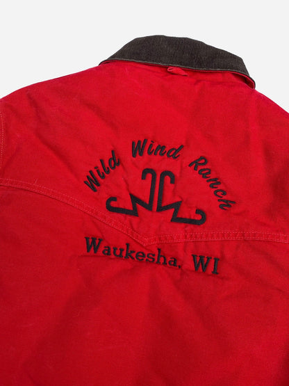 VINTAGE CARHARTT 'WILD WIND RANCH' SANTA FE JACKET. (M) - SEVENUES.