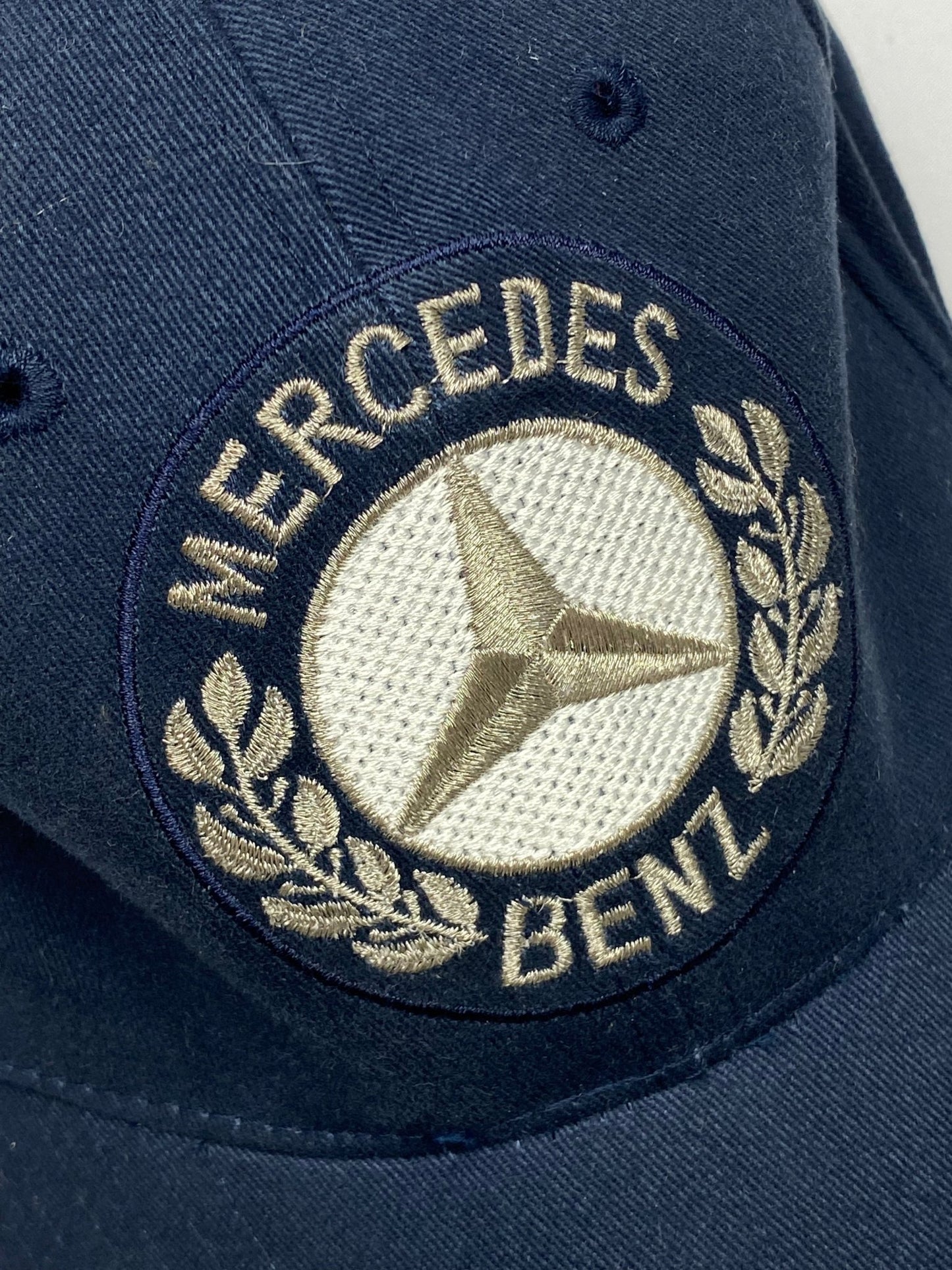 VINTAGE MERCEDES BENZ LOGO EMBROIDERY CAP. - SEVENUES.