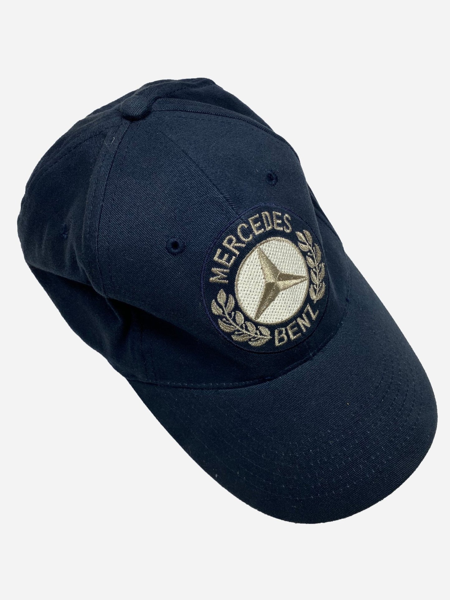 VINTAGE MERCEDES BENZ LOGO EMBROIDERY CAP. - SEVENUES.