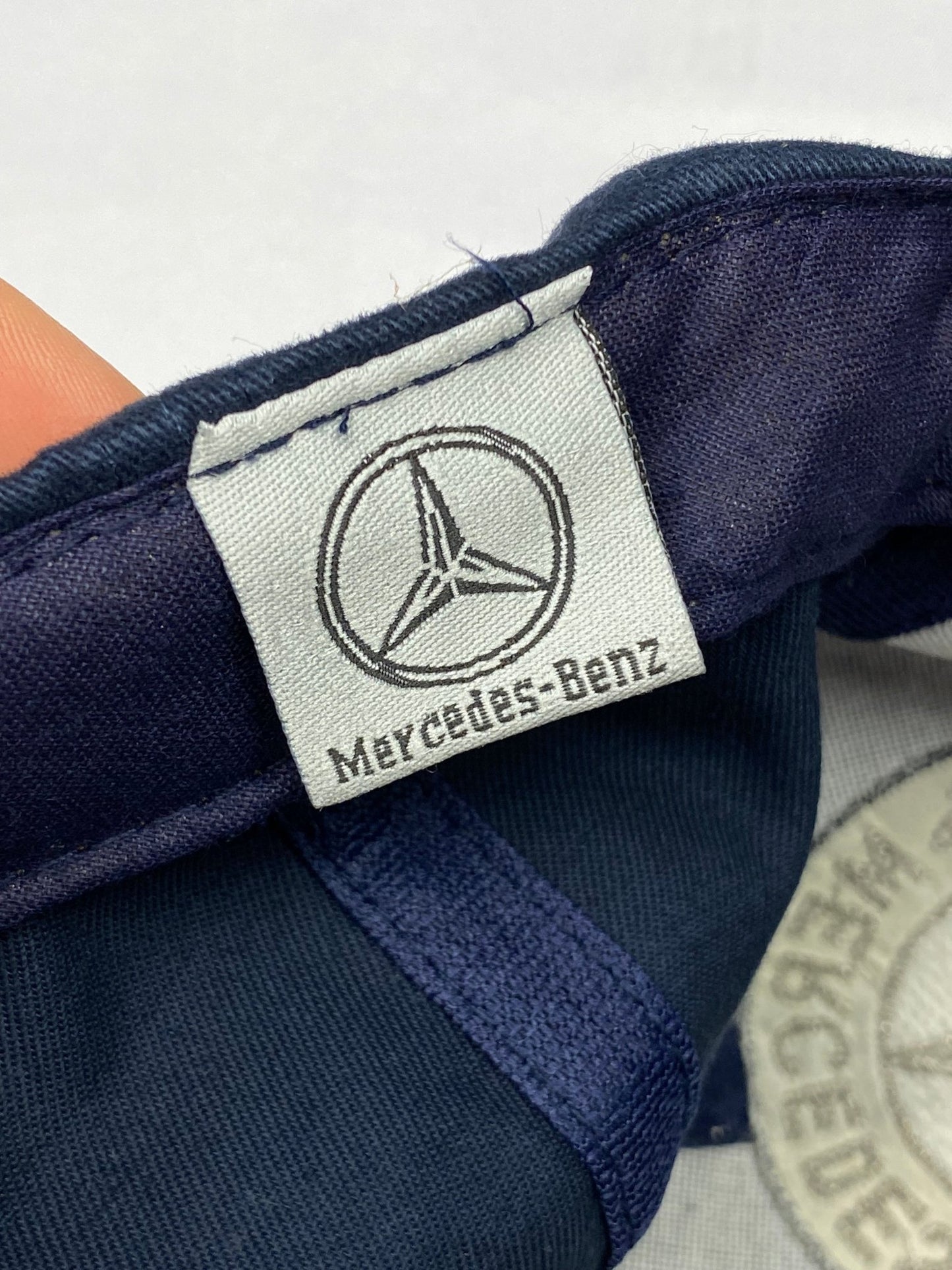 VINTAGE MERCEDES BENZ LOGO EMBROIDERY CAP. - SEVENUES.