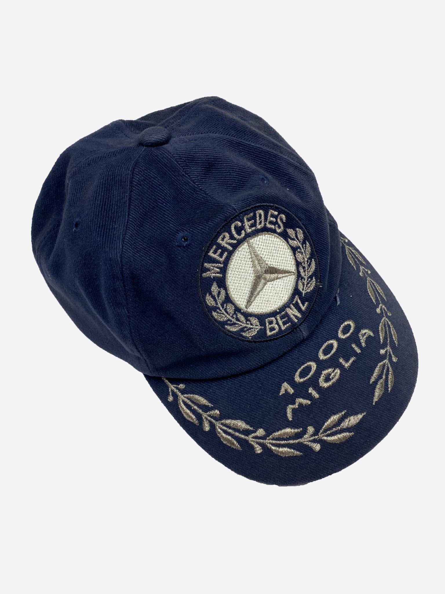 VINTAGE MERCEDES BENZ MILLE MIGLIA EMBROIDERED CAP. - SEVENUES.