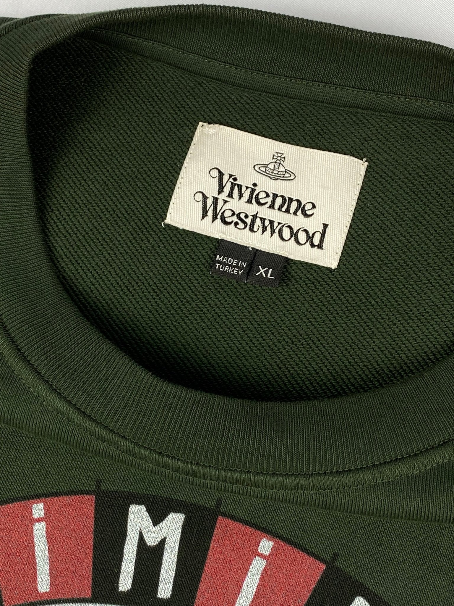 VIVIENNE WESTWOOD F/W 2018 'ROULETTE' CREWNECK SWEATER. (XL) - SEVENUES.