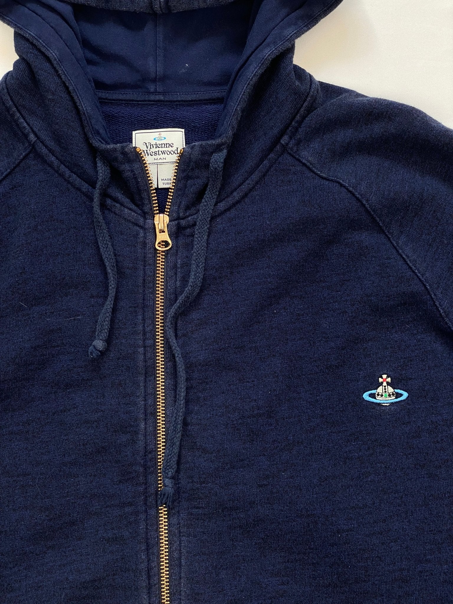 VIVIENNE WESTWOOD S/S 2014 ORBIT ZIP - UP HOODIE. (M) - SEVENUES.