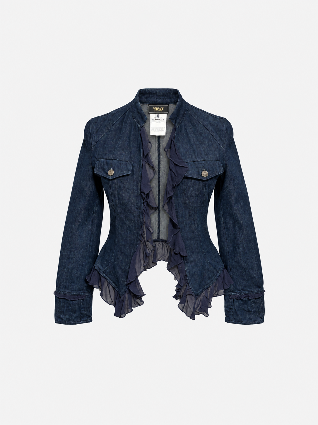 JEANS COUTURE 2000's DENIM JACKET. (40 / XS)
