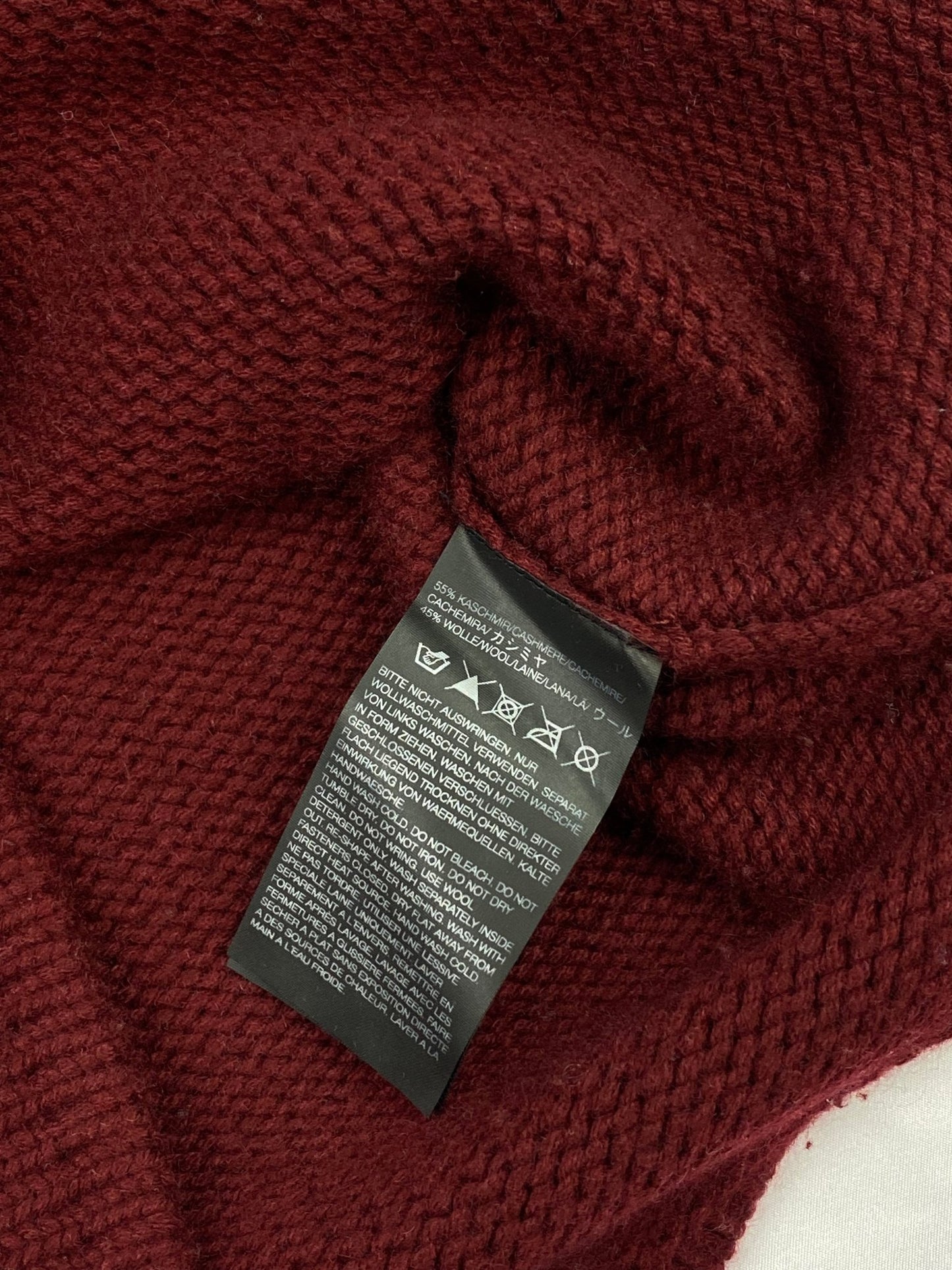 Y3 BY YOHJI YAMAMOTO CASHMERE TURTLENECK KNIT. (M) - SEVENUES.