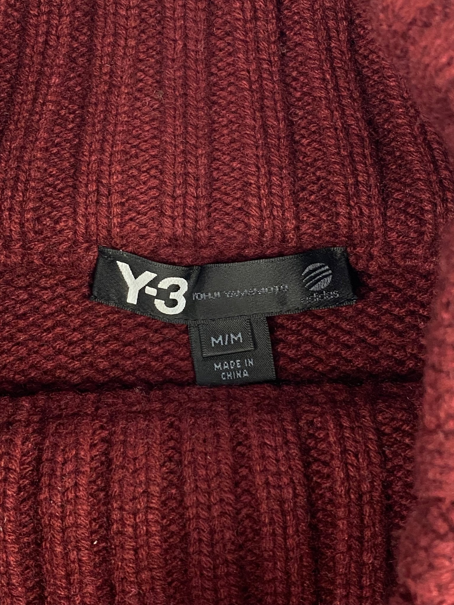 Y3 BY YOHJI YAMAMOTO CASHMERE TURTLENECK KNIT. (M) - SEVENUES.