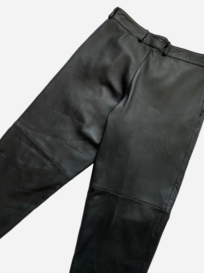 YVES SAINT LAURENT NAPPA LEATHER PANTS. (52 / L) - SEVENUES.