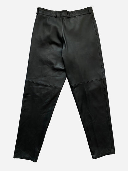 YVES SAINT LAURENT NAPPA LEATHER PANTS. (52 / L) - SEVENUES.