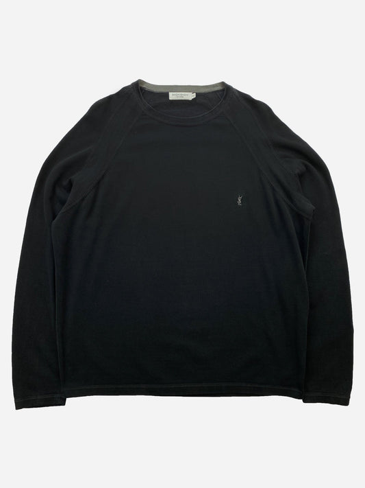 YVES SAINT LAURENT POUR HOMME EMBROIDERY SWEATSHIRT. (XXL) - SEVENUES.