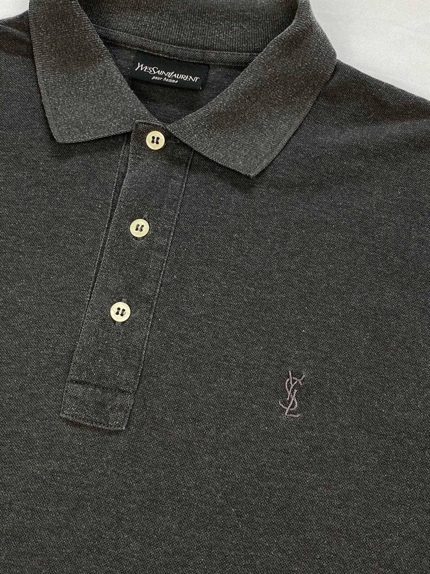 YVES SAINT LAURENT POUR HOMME POLO SHIRT. (XL) - SEVENUES.