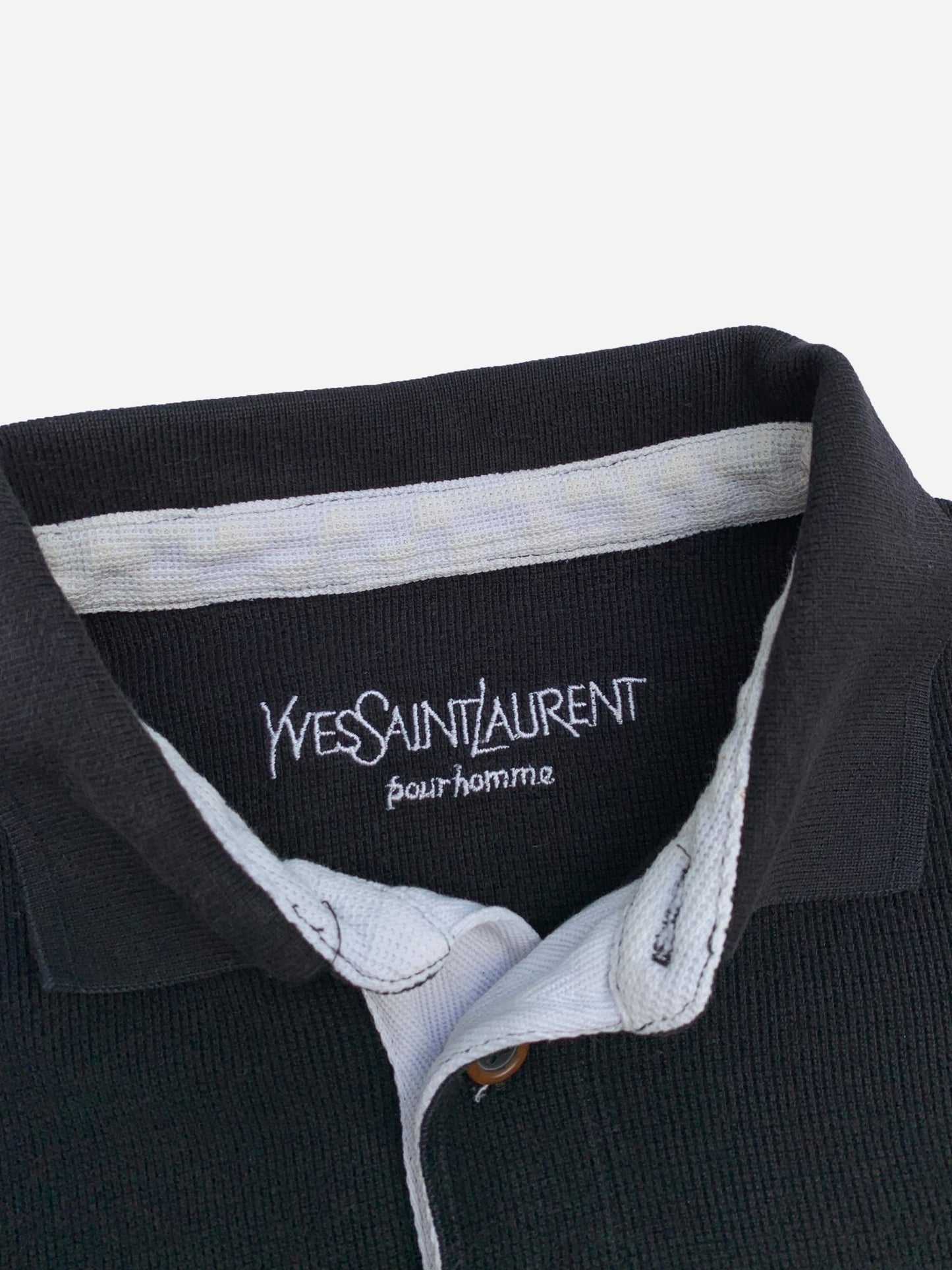 YVES SAINT LAURENT POUR HOMME POLOSHIRT. (L) - SEVENUES.