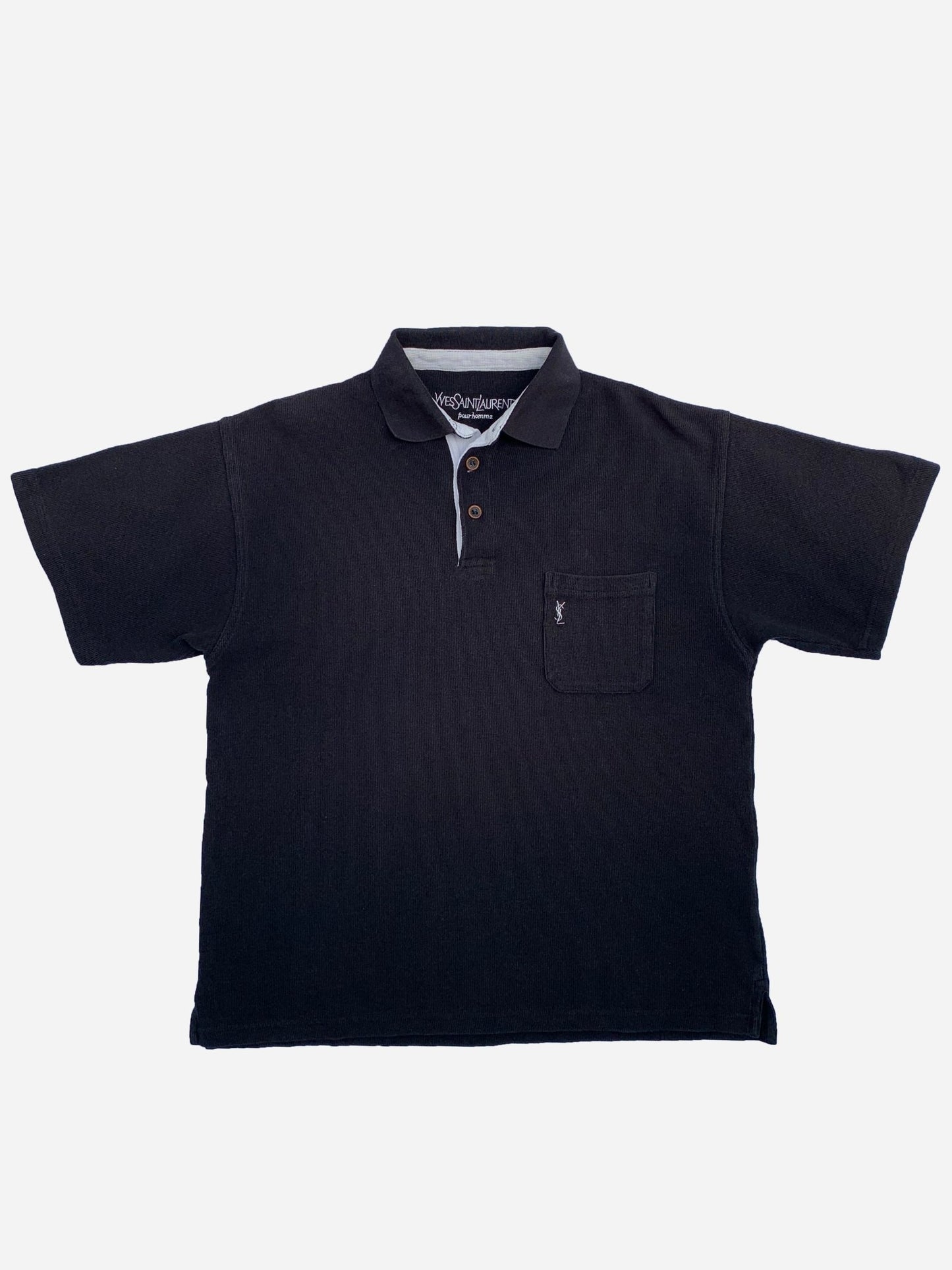 YVES SAINT LAURENT POUR HOMME POLOSHIRT. (L) - SEVENUES.