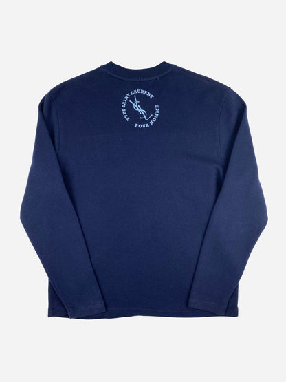 YVES SAINT LAURENT POUR HOMME 'YSL' SWEATSHIRT. (S) - SEVENUES.