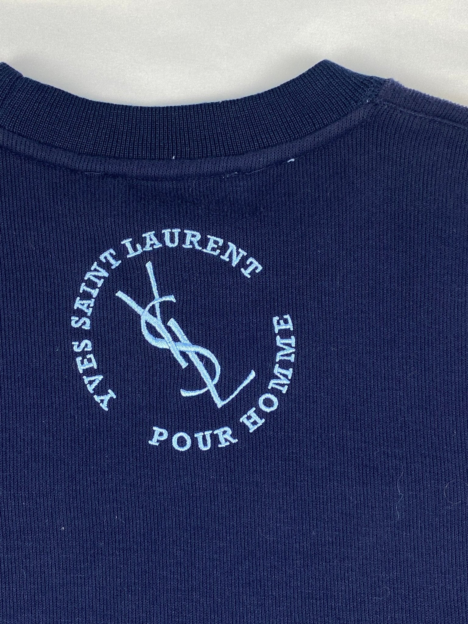 YVES SAINT LAURENT POUR HOMME 'YSL' SWEATSHIRT. (S) - SEVENUES.