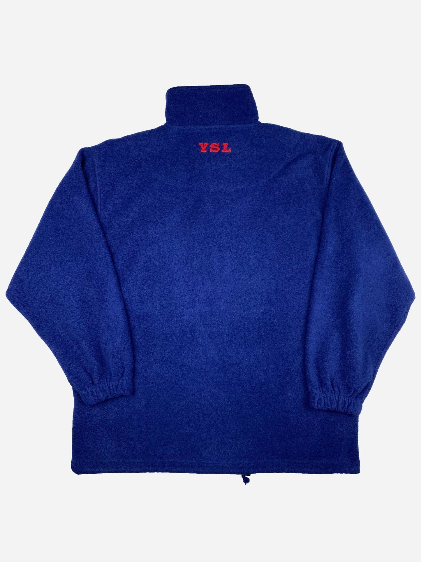 YVES SAINT LAURENT 'YSL EQUIPE' FLEECE SWEATSHIRT. (L) - SEVENUES.