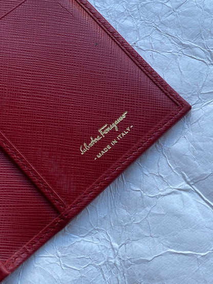 SALVATORE FERRAGAMO VARA BOW LEATHER WALLET.