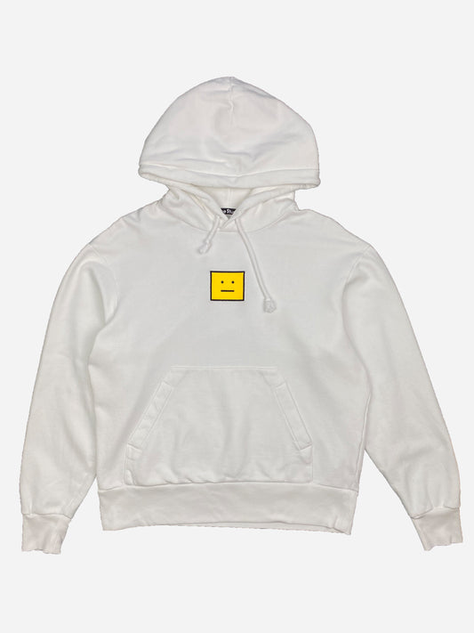 ACNE STUDIOS YELLOW FACE HOODIE. (M)