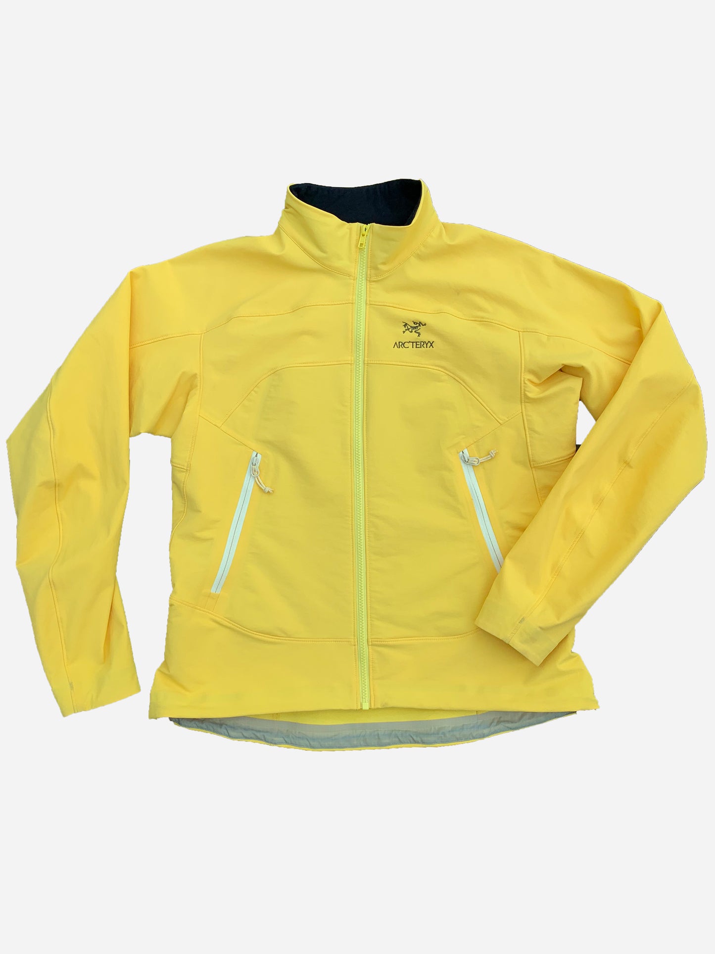 ARC'TERYX GAMMA LT SOFTSHELL JACKET YELLOW. (L)