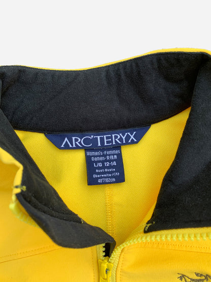 ARC'TERYX GAMMA LT SOFTSHELL JACKET YELLOW. (L)