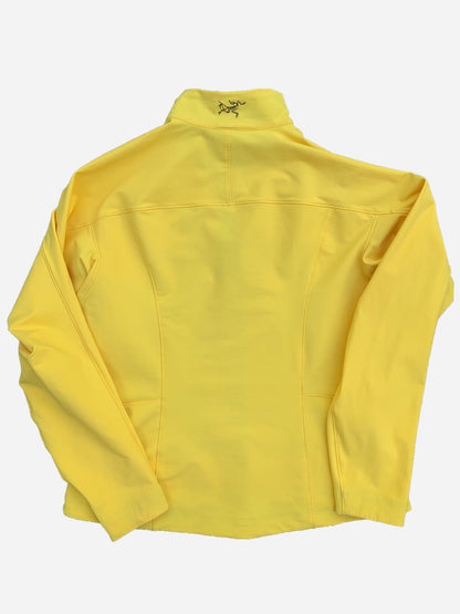 ARC'TERYX GAMMA LT SOFTSHELL JACKET YELLOW. (L)