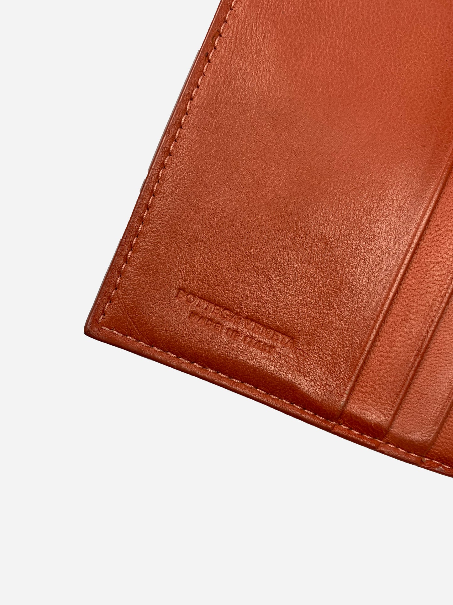 BOTTEGA VENETA INTRECCIATO LEATHER WALLET.