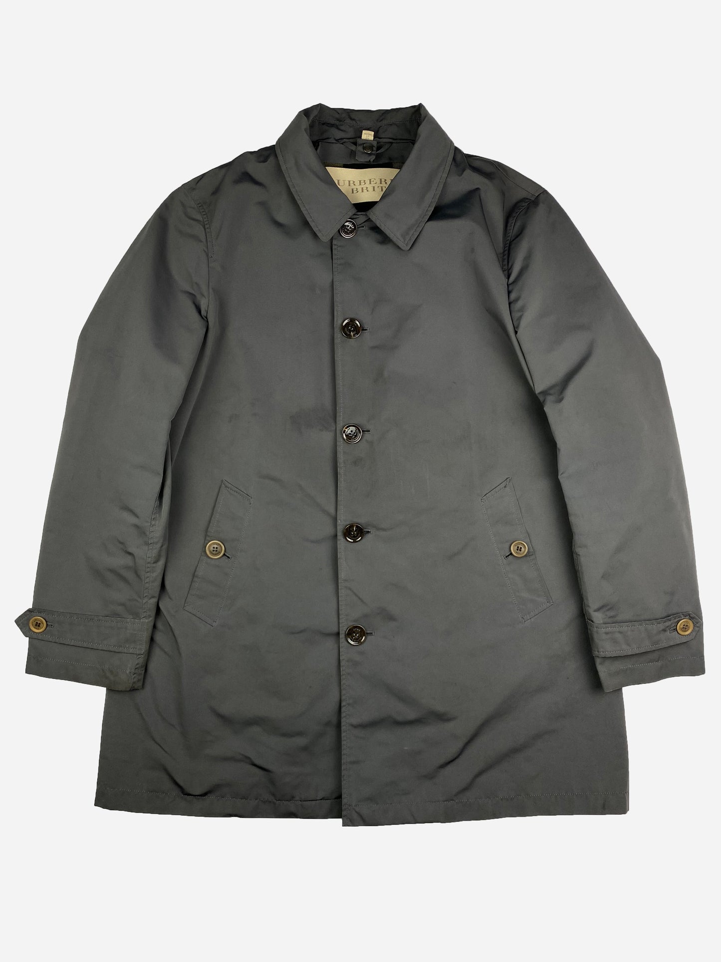 BURBERRY BRIT CNALLASIPAN TRENCHCOAT. (XXL)