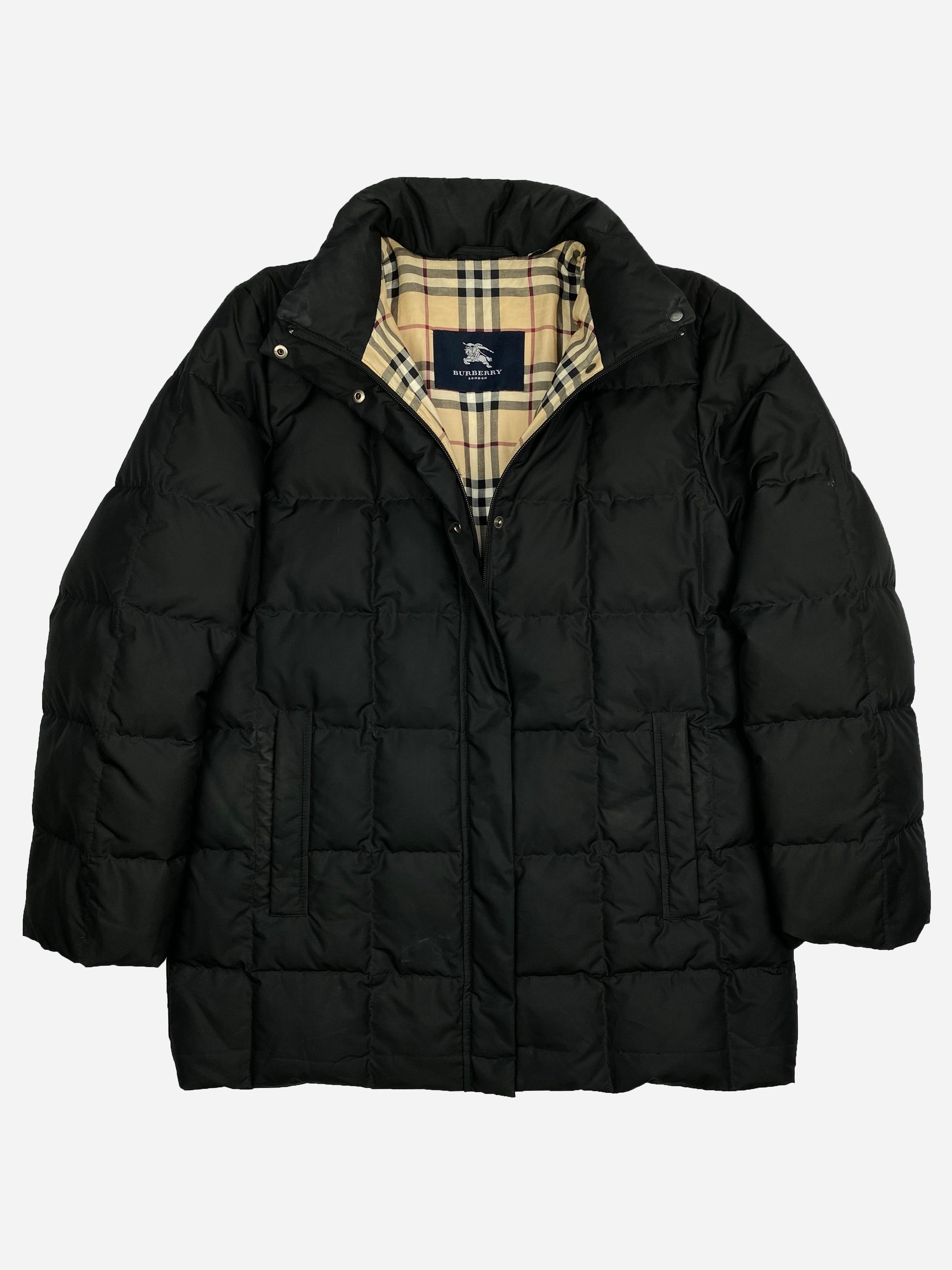 Burberry black down top jacket