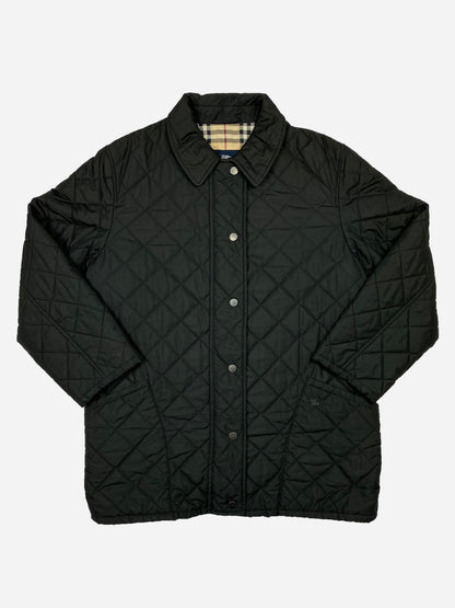 BURBERRY LONDON QUILTED JACKET WITH NOVACHECK LINING.(40 / M)