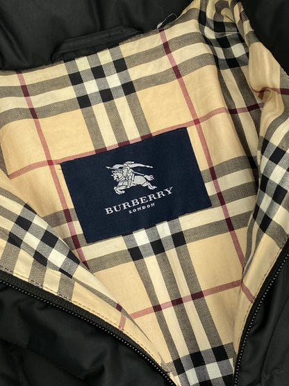 BURBERRY LONDON QUILTED DOWN JACKET WITH NOVACHECK LINING. (38 / M)