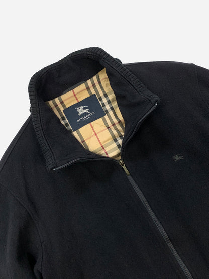 BURBERRY LONDON WOOL HARRINGTON JACKET W/ NOVACHECK LINING. (50 / M)