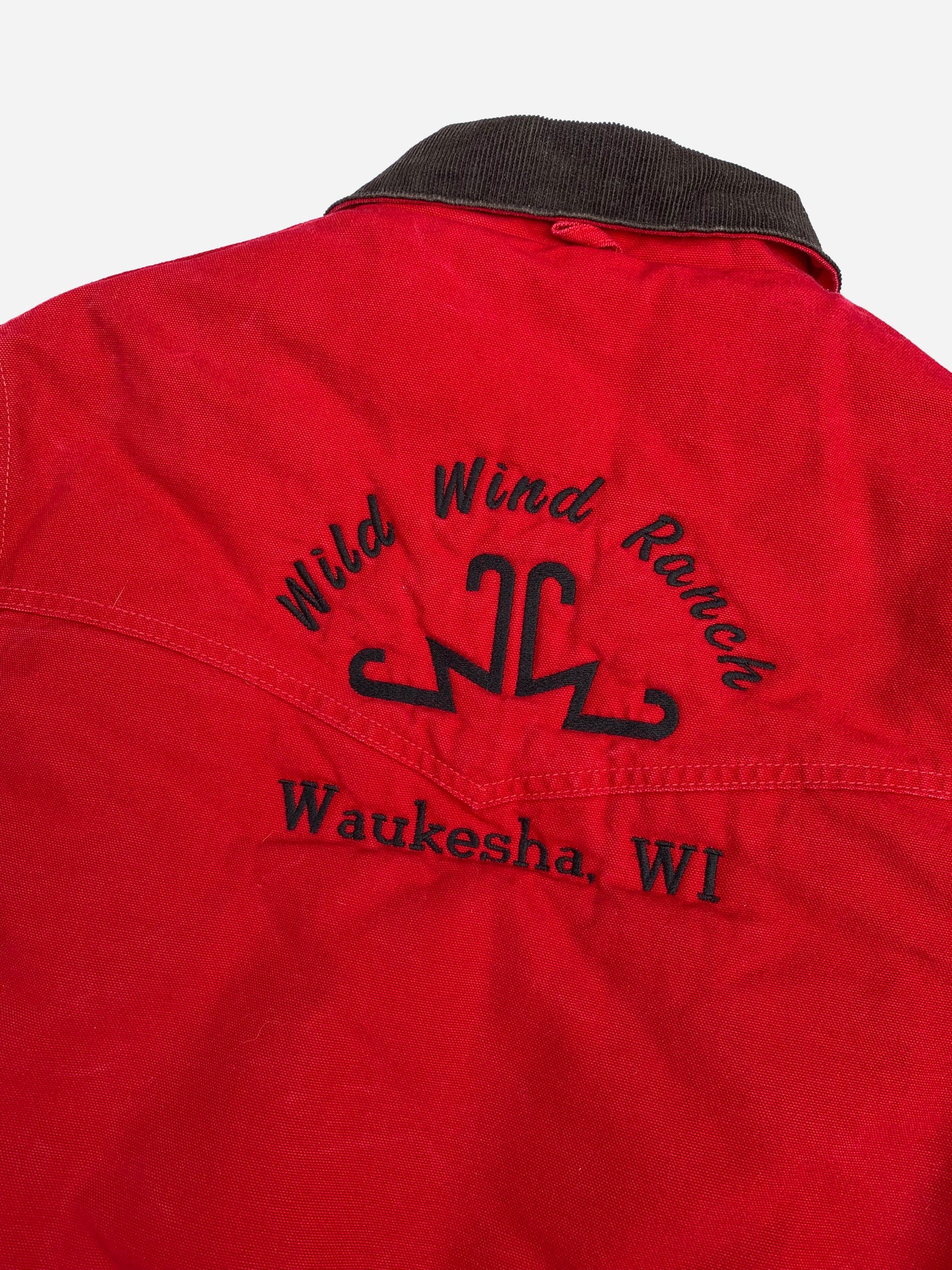 VINTAGE CARHARTT 'WILD WIND RANCH' SANTA FE JACKET. (M)