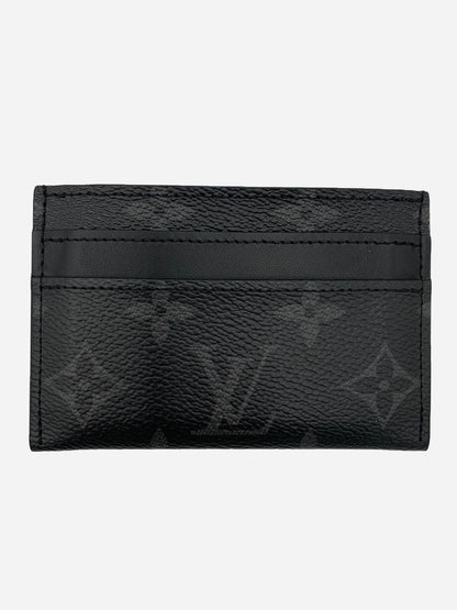 LOUIS VUITTON PORTE-CARTES DOUBLE MONOGRAM ECLIPSE CARDHOLDER.