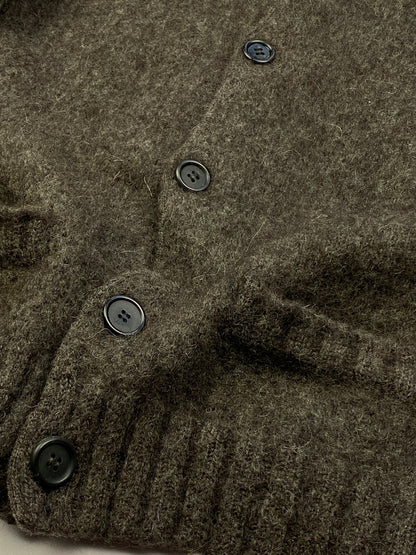 PRADA MILANO 1990's ALPACA MOHAIR CARDIGAN. (S)