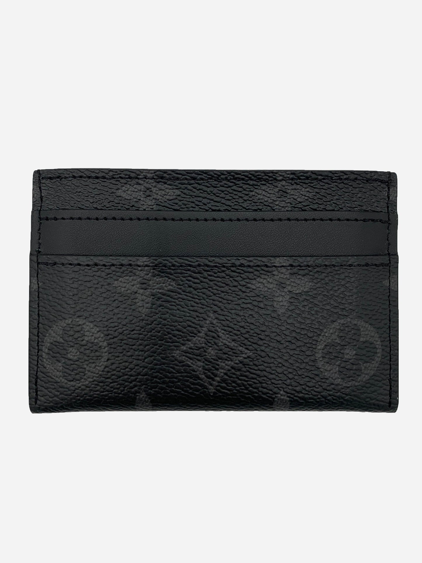 LOUIS VUITTON PORTE-CARTES DOUBLE MONOGRAM ECLIPSE CARDHOLDER.